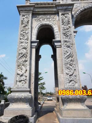 Choáng ngợp” cổng làng bằng đá hơn chục tỷ đồng ở Ninh Bình